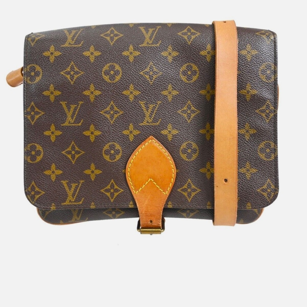 LOUIS VUITTON CARTOUCHIERE GM SHOULDER BAG PURSE MONOGRAM M51252 SL0910 …